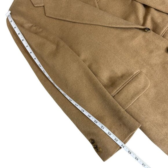 Vintage Hunt Valley Classic Men’s 100% Camel Hair Two Button Blazer Size 40s - Picture 10 of 10